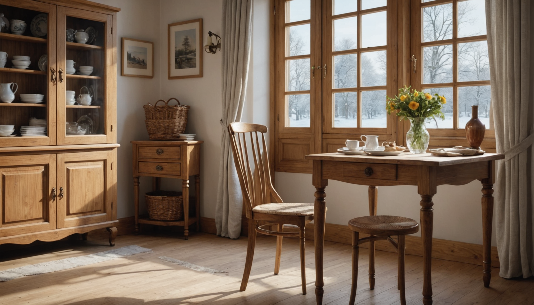 Si vous avez des meubles en bois, voici comment les protéger du froid sec