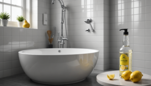 découvrez comment ce produit de cuisine simple et efficace élimine instantanément le calcaire de votre douche pour une propreté impeccable.