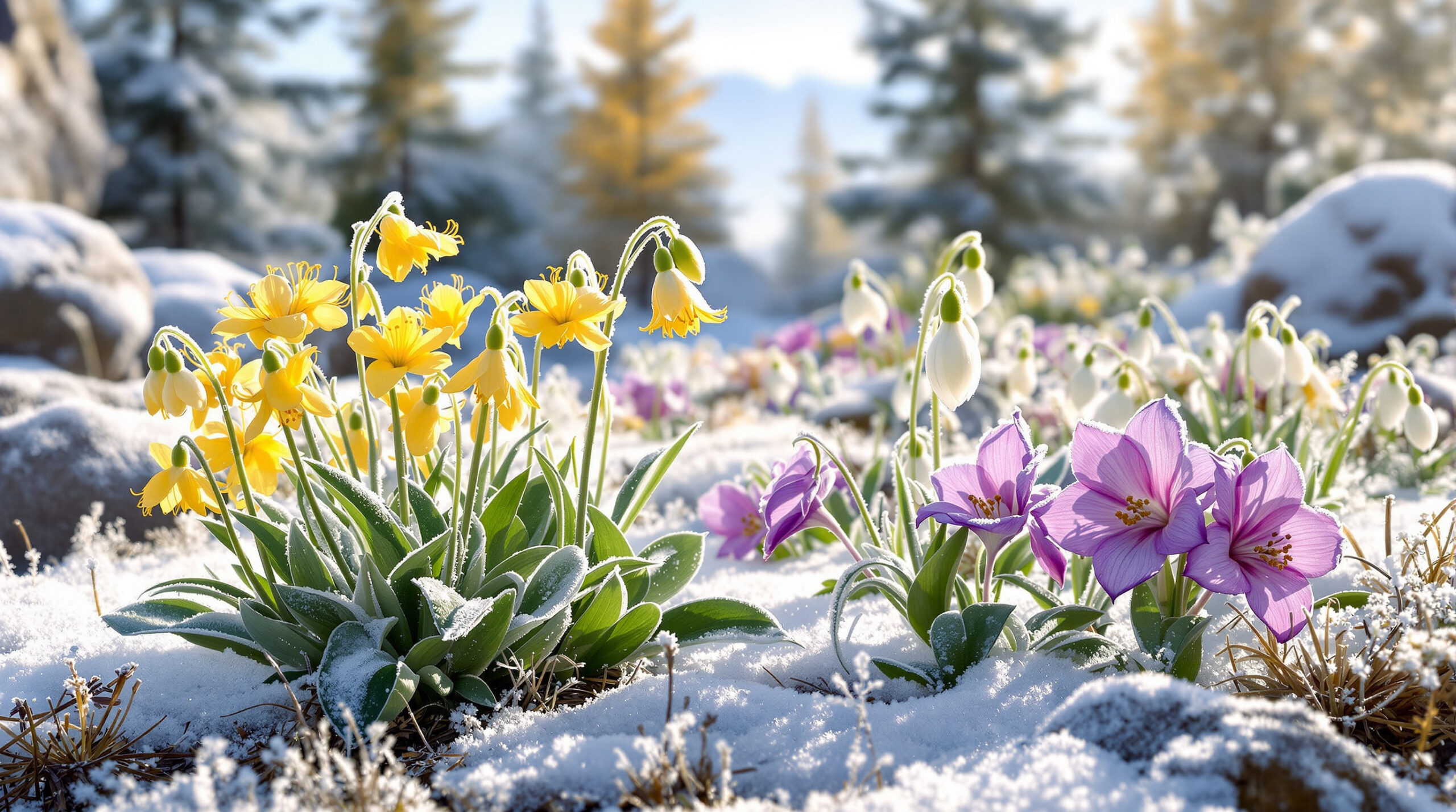 Découvrez les plantes qui fleurissent même en plein hiver