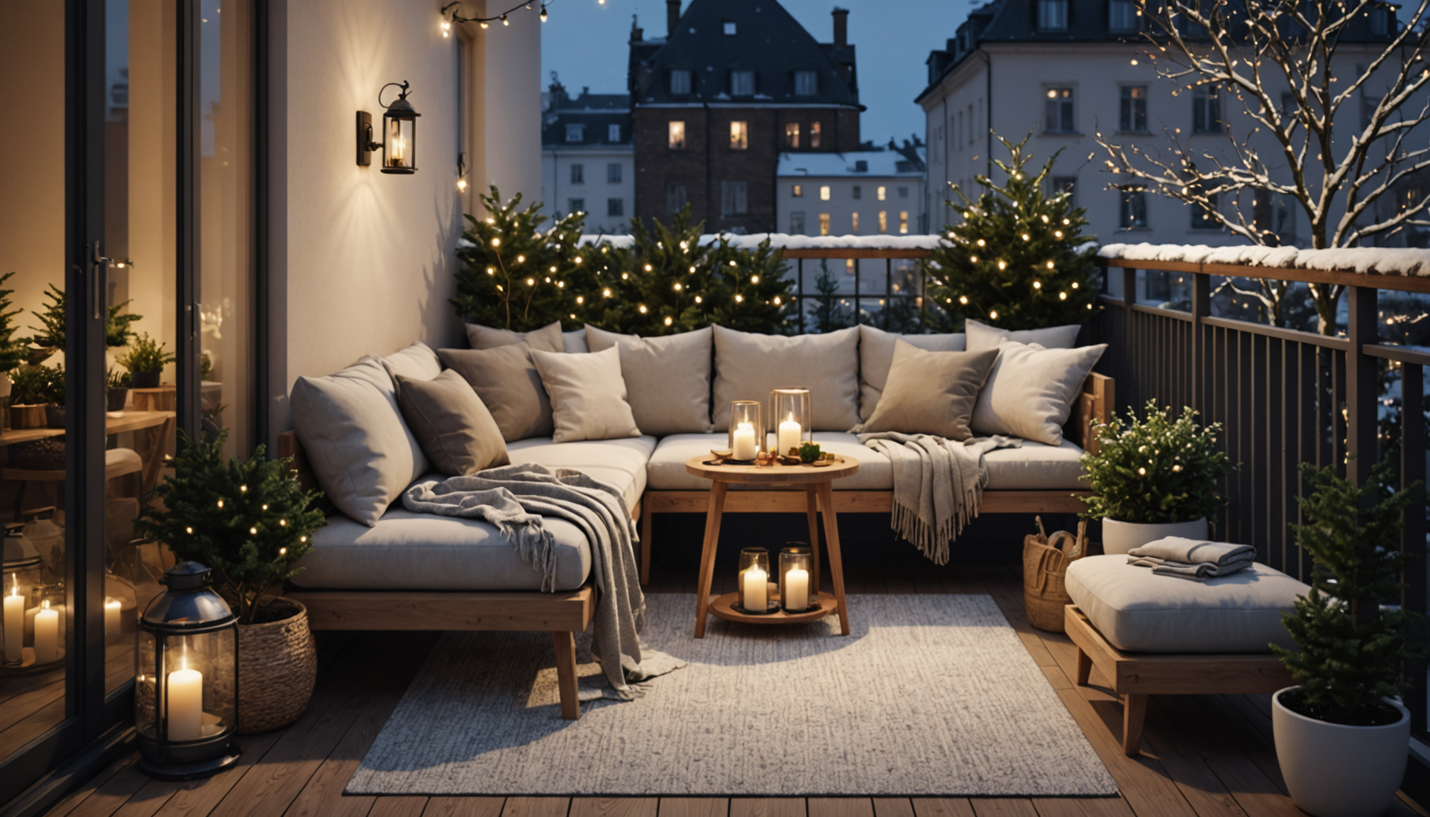 Jardin 2025 : comment créer un espace hivernal relaxant (même sur un balcon)