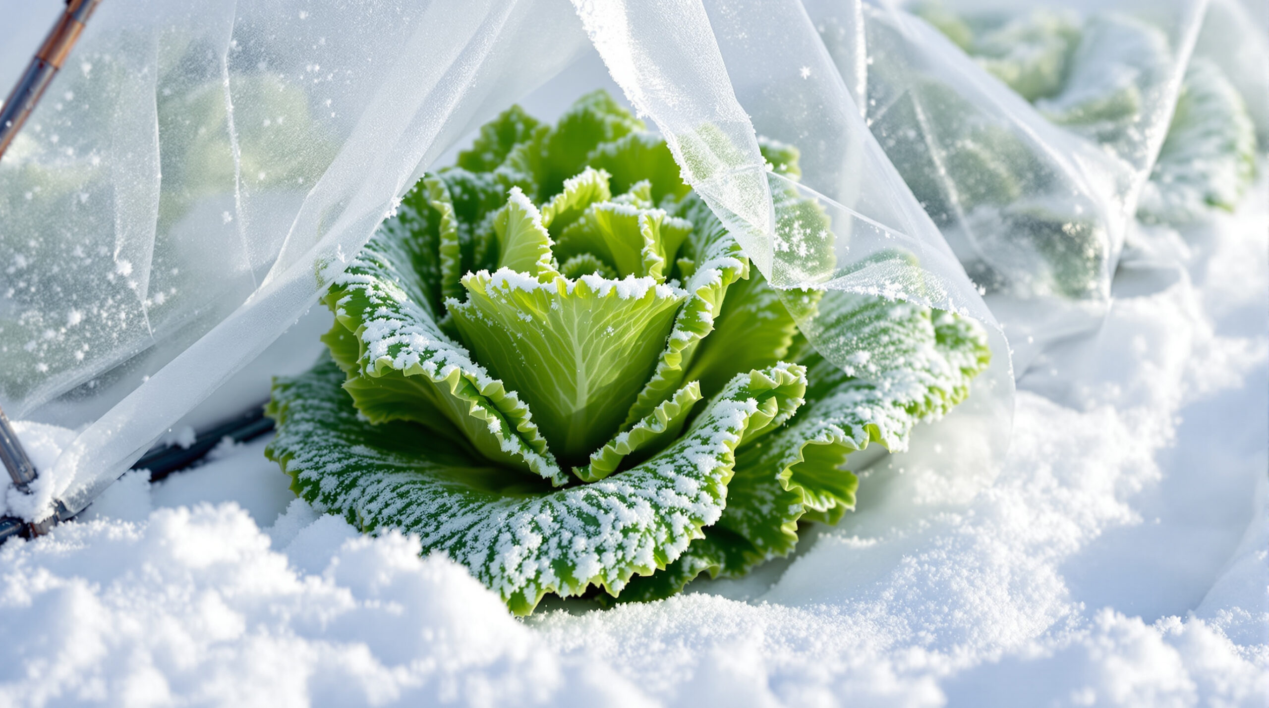 Laitue qui gèle en hiver ? La technique pro qui la sauve du froid