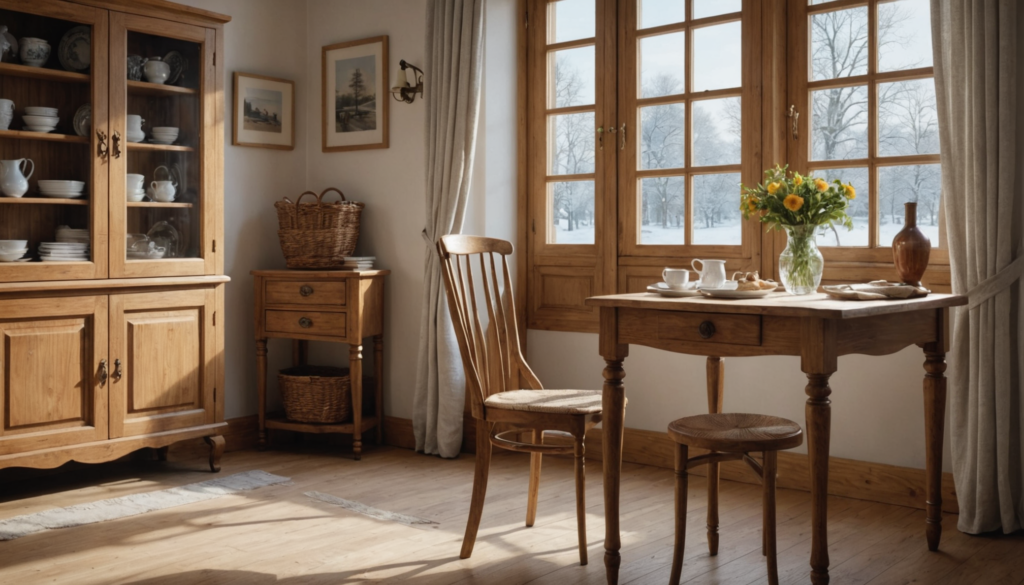 Si vous avez des meubles en bois, voici comment les protéger du froid sec